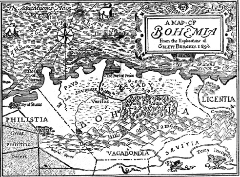 Gelett_Burgess_-_Map_of_Bohemia_1896